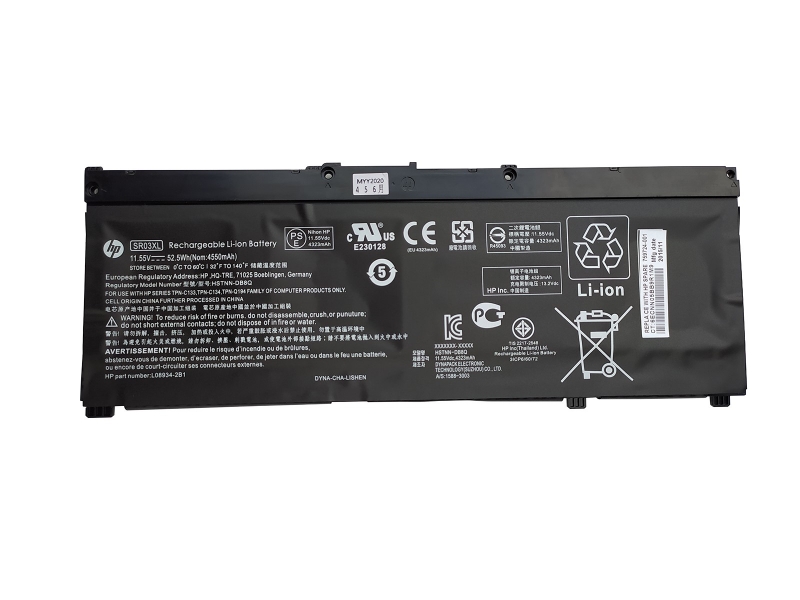 HP SR03XL Battery Replacement L08855-856 L08934-2B1 L08934-2C1 TPN-C133 TPN-C134 TPN-Q194 - Click Image to Close