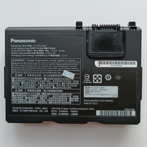 CF-VZSU1BR Battery Replacement CF-VZSU1AR CF-VZSU1AW CF-VZSU1BW For Panasonic CF-VCB331