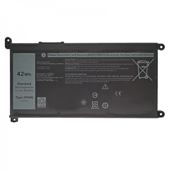 JPFMR Battery Replacement For Dell Chromebook 3400 5488 5493 5593 P90F 07T0D3 - Click Image to Close