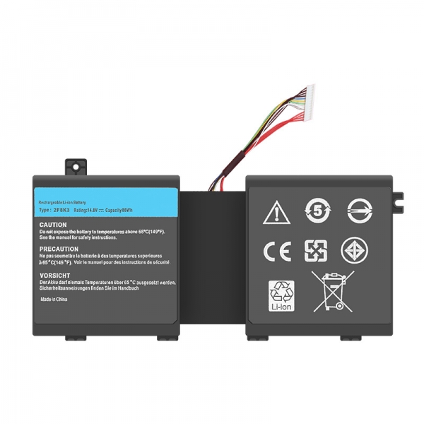 2F8K3 Battery Replacement For 0KJ2PX 0G33TT Dell Alienware 17 17X 18 18X - Click Image to Close
