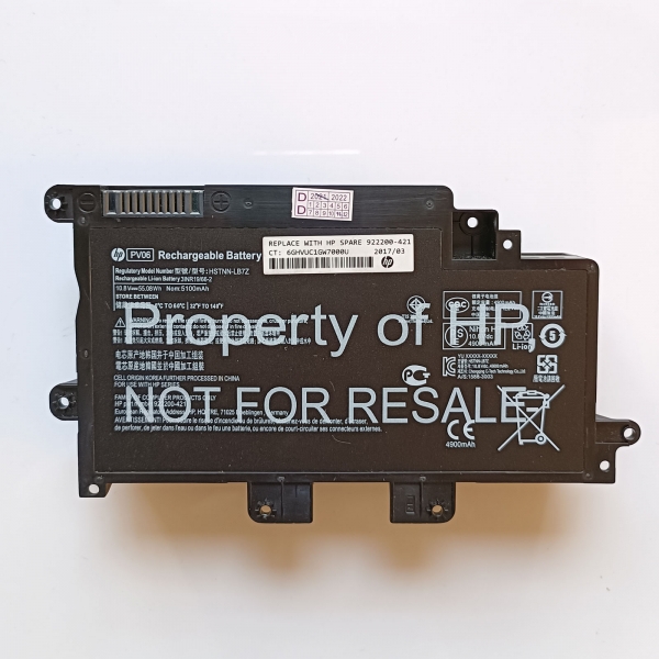 HP PV06 Battery HSTNN-LB7Z 922200-421 PV06055 PV06055-CL - Click Image to Close