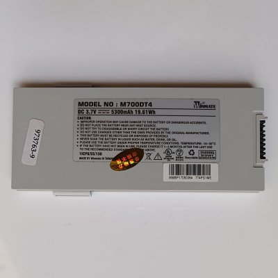 Winmate M700DT4 M700DM4 Battery Model M700DT4 3.7V 5300mAh 19.16Wh 1ICP65/54/130-1 T-GEE