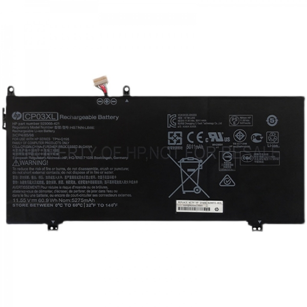 HSTNN-LB8E Battery Replacement For HP CP03XL 929072-855 CP03060XL TPN-Q195 929066-421 - Click Image to Close