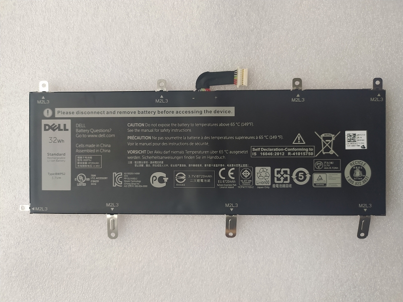 8WP5J Battery 69Y4H JKHC1 069Y4H 0JKHC1 For Dell Venue 10 Pro 5000 5055 - Click Image to Close