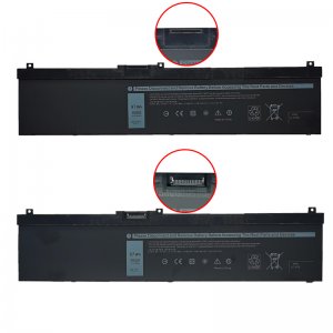 NYFJH Battery Replacement For Dell GW0K9 DP9KT 11.4V 97Wh 8500mAh