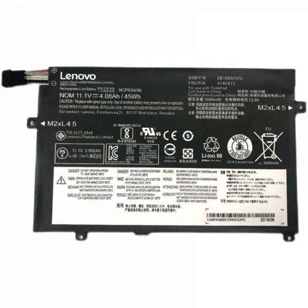 SB10K97568 SB10K97569 SB10K97570 Battery For Lenovo ThinkPad E470 E475 E470C - Click Image to Close