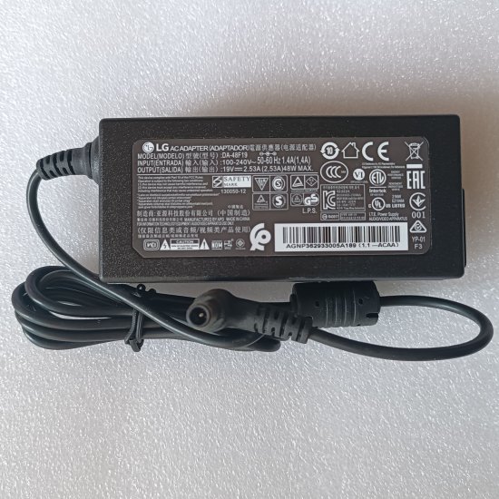 LG 29MT47V 29MT47D 29MT45D AC Adapter Power Supply 19V 2.53A DA-48F19 LCAP35