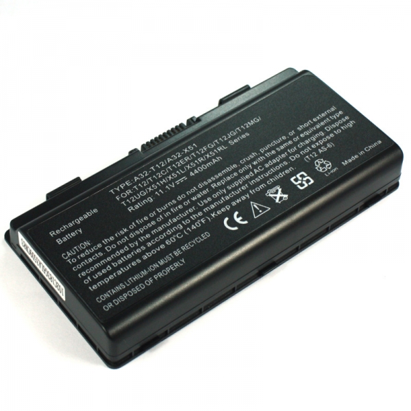 A32-T12 Battery For Asus A32-X51 T12 T12C T12Er T12Fg T12Jg T12Mg T12Ug - Click Image to Close