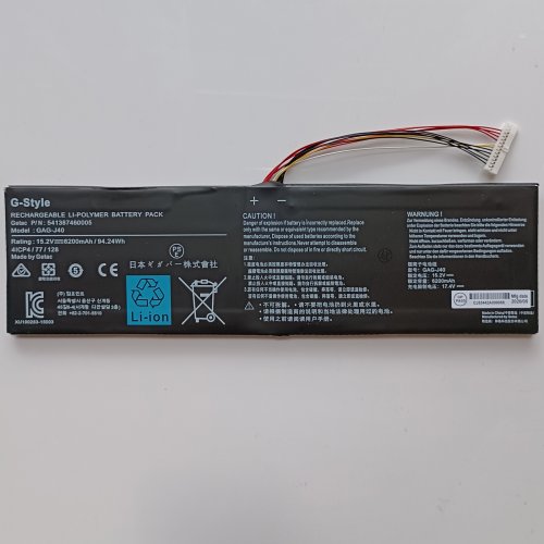 GAG-J40 Battery For Getac PN 541387460003 Fit Gigabyte Aero 14 15 15X Series