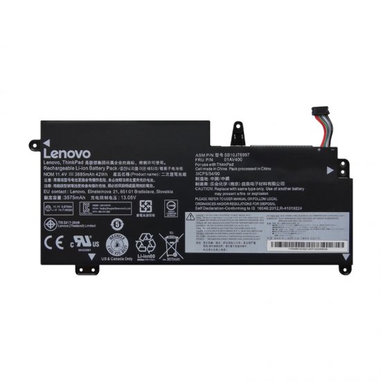 Lenovo SB10K97594 SB10J78997 SB10J78998 SB10J78999 Battery For ThinkPad S2 13