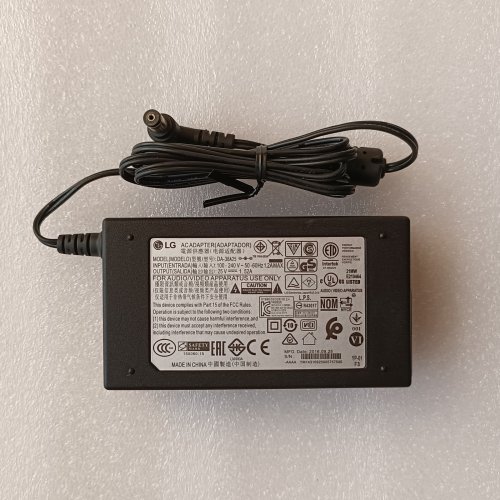 DA-38A25 LG SPH5B-W Sound Bar Power Supply AC Adapter Charger 25V 1.52A 38W