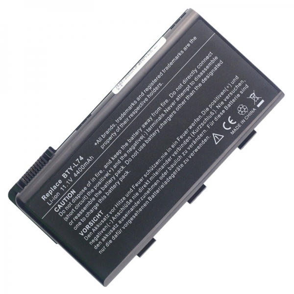 BTY-L74 Battery Replacement For MSI CR500 CR600 CR700 CX500 CX600 CX700 A5000 A6000 A6200 A7200 - Click Image to Close