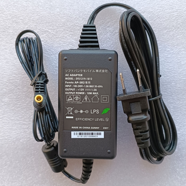 Femto AP-SR2 AC Adapter SYS1319-1812 12V 1.5A 18W Replacement 11V 1.64A 18W AST1116Z1-1 - Click Image to Close