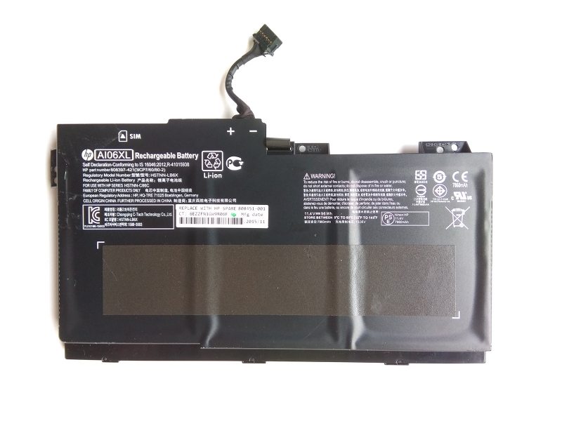 HP HSTNN-LB6X Battery HSTNN-C86C AI06096XL 808451-002 - Click Image to Close