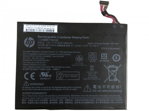 MLP3810980 HP 803187-001 Battery 6027B0130401 L83-4938-620-00-4 L53-0746-00-00-1