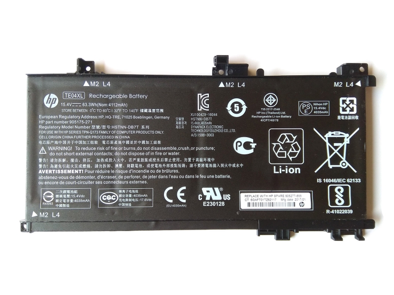 HP TE04XL Battery TPN-Q173 905175-271 For Omen 15-AX2xx - Click Image to Close