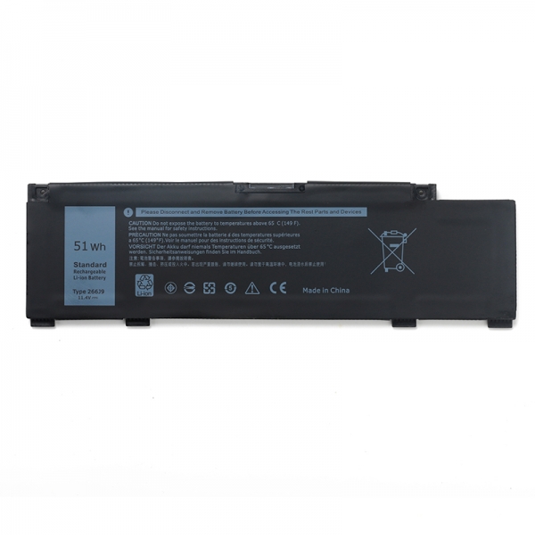 266J9 Battery Replacement M4GWP 0PN1VN For Dell G3 3790 3590 11.4V 51Wh - Click Image to Close