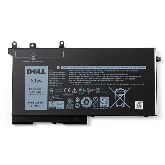 93FTF Battery 451-BBZT D4CMT 4YFVG For Dell Latitude 5290 5490 5590