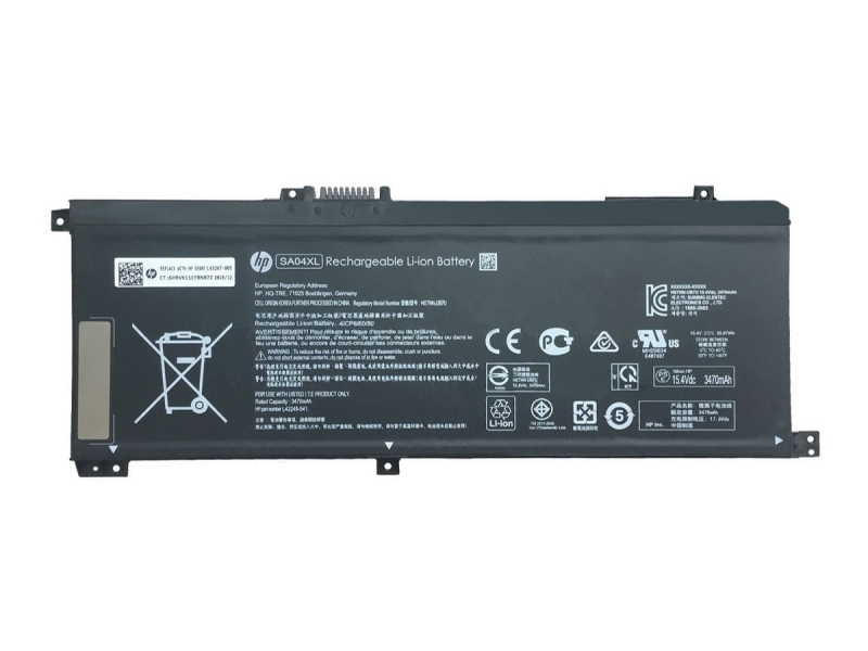 L43267-005 HP SA04XL Battery HSTNN-OB1F HSTNN-OB1G HSTNN-UB7U For Envy X360 15 - Click Image to Close