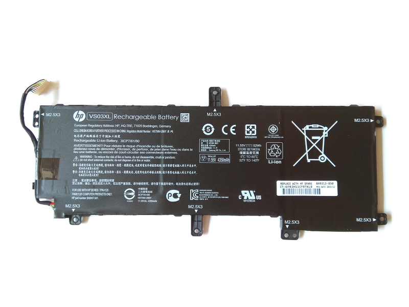 HP VS03XL 849313-850 HSTNN-UB6Y Battery Replacement For Envy 15-AS152NR - Click Image to Close